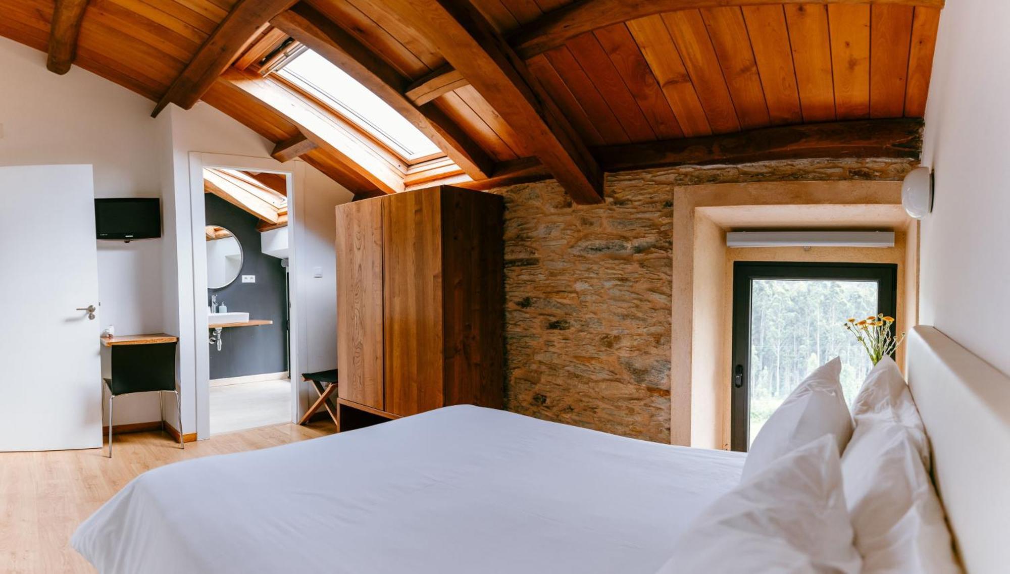Hotel El Castano Dormilon Santa Marta de Ortigueira Dış mekan fotoğraf