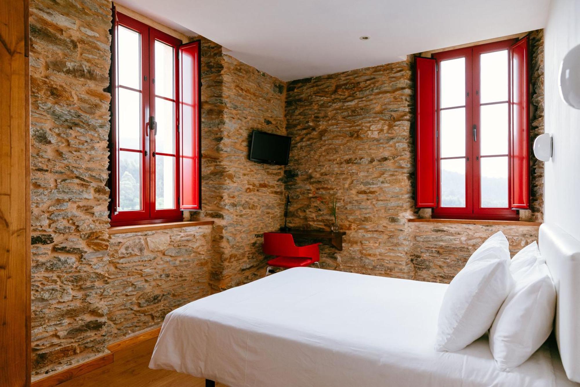 Hotel El Castano Dormilon Santa Marta de Ortigueira Dış mekan fotoğraf