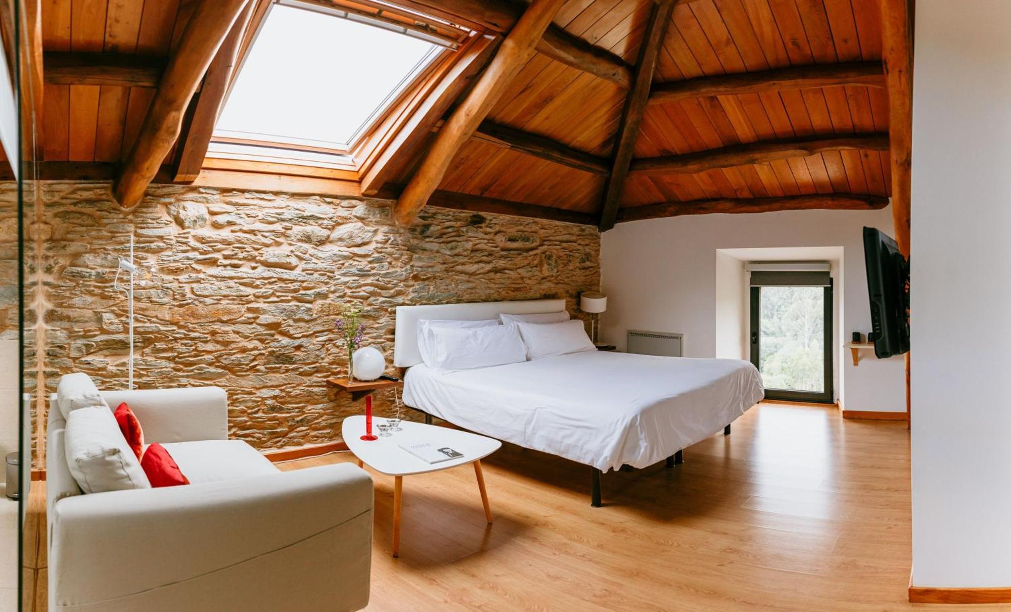 Hotel El Castano Dormilon Santa Marta de Ortigueira Dış mekan fotoğraf