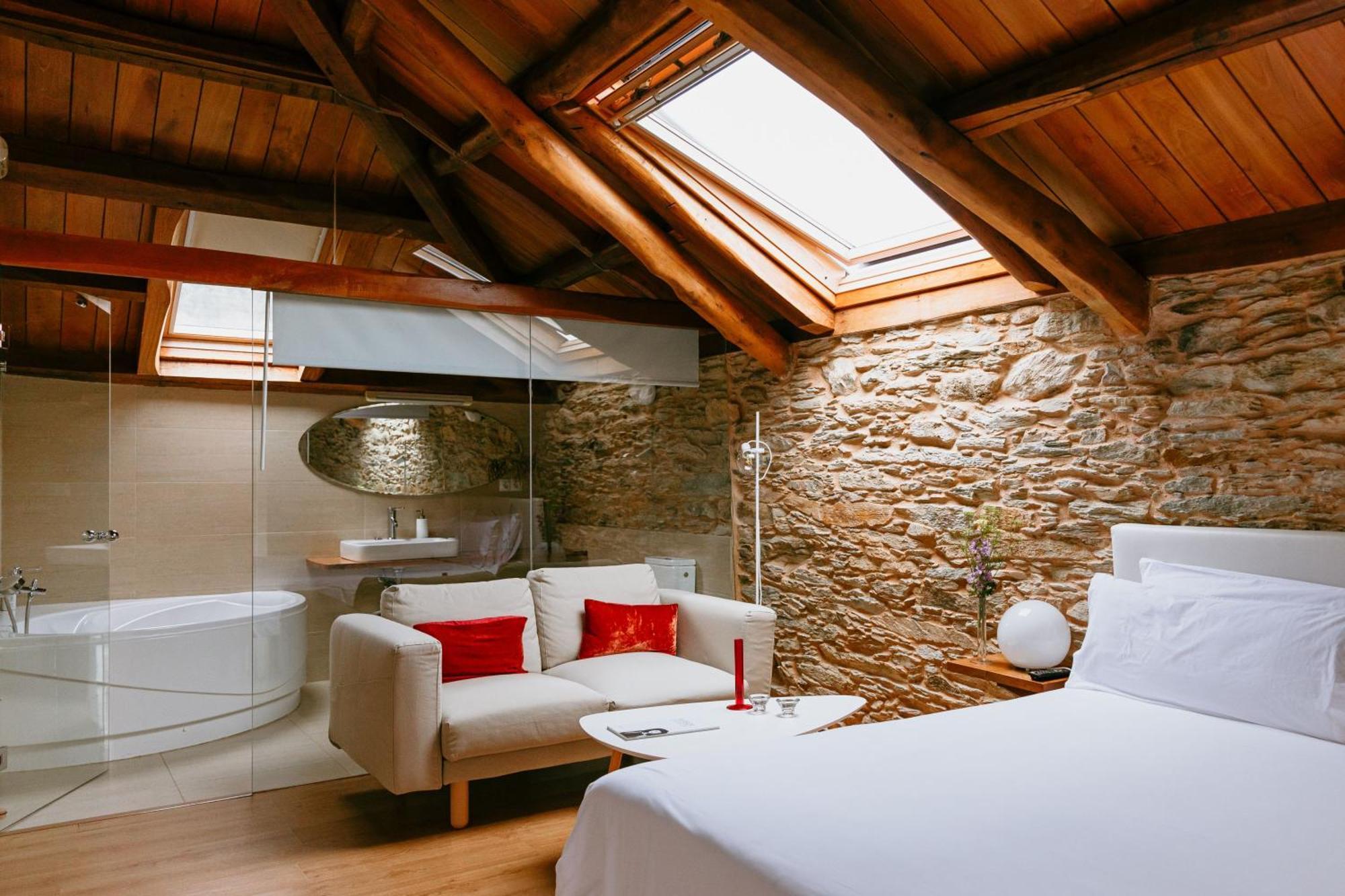 Hotel El Castano Dormilon Santa Marta de Ortigueira Dış mekan fotoğraf